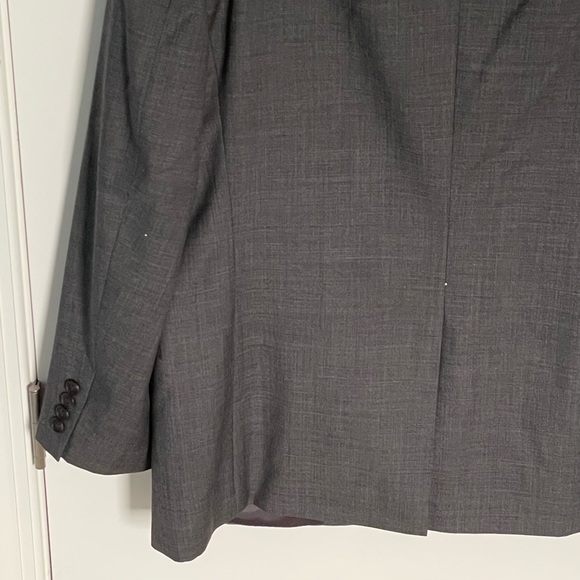 Lauren Ralph Lauren Gray Wool 2 Button Sport Coat Blazer Suit Jacket - 47125 - Picture 10 of 14